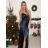 Women's elegant party long sleeve dress (S/M ONE SIZE) ITALIAN FASHION IM322282 -   black -   S / M