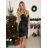 Dress with 3/4-sleeve ladies pocket (uni sl) ITALIAN Fashion IM3181746 -   black -   S/M/L