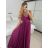 Women's Strapless Long Party Dress (S/M ONE SIZE) ITALIAN FASHION IMPSH2360055 -   dark blue -   S / M