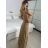 Women's elegant party long sleeve dress (S/M ONE SIZE) ITALIAN FASHION IM322282 -   black -   S / M