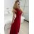 Women's elegant party long sleeve dress (S/M ONE SIZE) ITALIAN FASHION IM322282 -   emerald green -   S / M