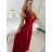 Women's elegant party long sleeve dress (S/M ONE SIZE) ITALIAN FASHION IM322282 -   emerald green -   S / M