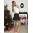 Women's Long Chiffon Short Sleeve Dress (S/M ONE SIZE) ITALIAN FASHION IMWGS231048