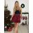 Women's Long Chiffon Short Sleeve Dress (S/M ONE SIZE) ITALIAN FASHION IMWGS231048 -   wine -   S / M
