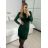 Women's long sleeve pendant dress (S/M/L ONE SIZE) ITALIAN FASHION IMM24NECKLES