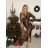Women's Long Chiffon Short Sleeve Dress (S/M ONE SIZE) ITALIAN FASHION IMWGS231048 -   black -   S / M