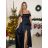 Women's Strappy Long Party Dress (S/M ONE SIZE) ITALIAN FASHION IMPSH246455/DU -   růžová fuchsiová -   S/M/L