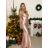 Šaty letní na ramínka dámské (S/M ONE SIZE) ITALSKÁ MÓDA IMPBB22B21841 S/M red
