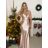 Šaty letní na ramínka dámské (S/M ONE SIZE) ITALSKÁ MÓDA IMPBB22B21841 S/M red