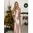 Šaty letní na ramínka dámské (S/M ONE SIZE) ITALSKÁ MÓDA IMPBB22B21841 S/M red