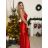 Women's long elegant dress with straps (S/M ONE SIZE) ITALIAN FASHION IMPLP2322930135