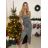 Women's Long Sleeve Party Dress (S/M ONE SIZE) ITALIAN FASHION IMPSH235429 -   silver
 -   S / M