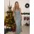 Women's Long Long Sleeve Party Dress (S/M ONE SIZE) ITALIAN FASHION IMM23056
