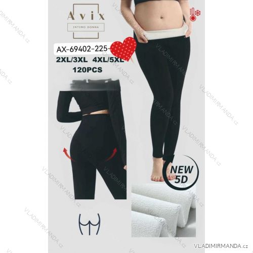 Women's plus size insulated pantyhose (XL/5XL) M.SARA MSR241369