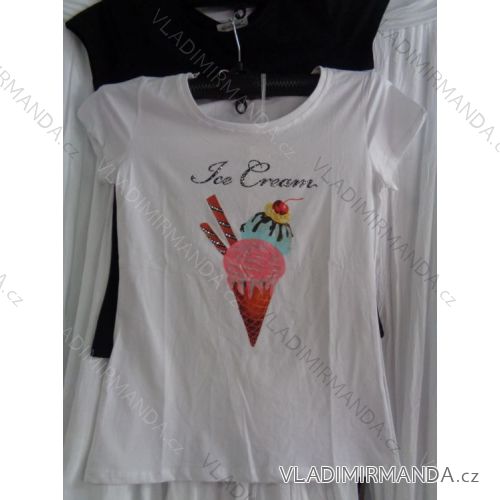 T-shirt short sleeve ladies (m-2xl) EBELIEVE MA1C-511