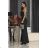 Women's Strapless Long Satin Party Dress (34-42) POLISH FASHION PMLEL24NATHALIE black 46
