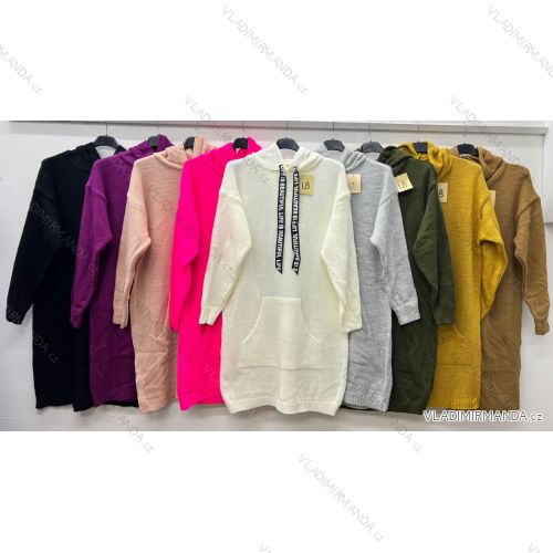 Women's elegant party long sleeve dress (S/M ONE SIZE) ITALIAN FASHION IM322282