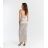 Women's Long Elegant Strapless Satin Party Dress (S/M ONE SIZE) ITALIAN FASHION IMPSH236357A/DU