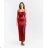 Women's Long Elegant Strapless Satin Party Dress (S/M ONE SIZE) ITALIAN FASHION IMPSH236357A/DU