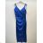 Women's Strapless Satin Long Party Dress (44/46 ONE SIZE) ITALIAN FASHION IMPSH246357XL