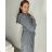 Women's Long Sleeve Knitted Cardigan (S/M ONE SIZE) ITALIAN FASHION IMPSH233091 S / M light brown