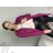 Women's Long Sleeve Shirt Dress (S/M/L ONE SIZE) ITALIAN FASHION IMC22658 růžová fuchsiová S/M/L