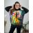 Women's Oversized Knitted Long Sleeve Sweater (S/M ONE SIZE) ITALIAN FASHION IMSN2416125