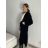 Cardigan knitted long sleeve women (UNI S / M) ITALIAN FASHION IMD20425 M / L black