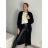 Cardigan knitted long sleeve women (UNI S / M) ITALIAN FASHION IMD20425 M / L black