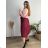 Skirt summer long ladies (uni sl) ITALIAN Fashion IM718163 M / L wine
