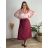Skirt summer long ladies (uni sl) ITALIAN Fashion IM718163 M / L wine