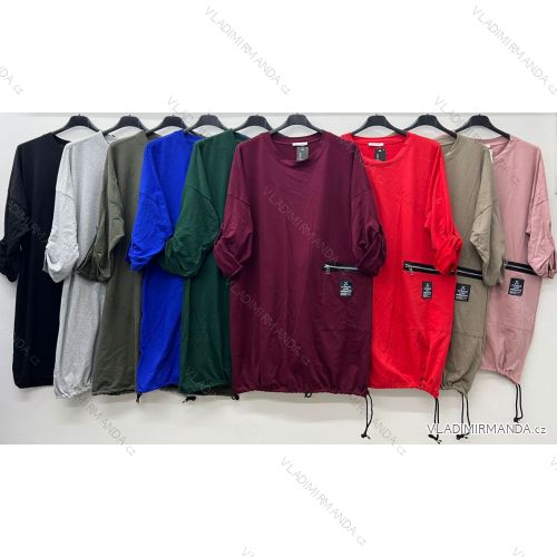 Women's elegant party long sleeve dress (S/M ONE SIZE) ITALIAN FASHION IM322282