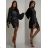 Cardigan knitted long sleeve women (UNI S / M) ITALIAN FASHION IMD20425