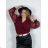 Women's long sleeve bodysuit (S/M ONE SIZE) ITALIAN FASHION IMWAE234304 50/52 dark emerald