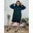 Jacket Extended Slim Long Sleeve Women Plus Size (48/50/52 ONE SIZE) ITALIAN FASHION IM424658