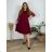 Shirt extended 3/4 long sleeve women's (L/XL/2XL ONE SIZE) ITALIAN FASHION IM423025