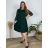 Shirt extended 3/4 long sleeve women's (L/XL/2XL ONE SIZE) ITALIAN FASHION IM423025