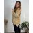 Women's Long Sleeve Turtleneck Long Sleeve Sweater (S/M/L ONE SIZE) ITALIAN FASHION IM322394 56/58 modrá petrolejová