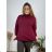 Knitted Sweater with Turtleneck Long Sleeve Women's Plus Size (54/56/58 ONE SIZE) ITALIAN FASHION IM524KEYLA