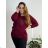 Knitted Sweater with Pendant Long Sleeve Women's (L/XL/2XL ONE SIZE) ITALIAN FASHION IM423590