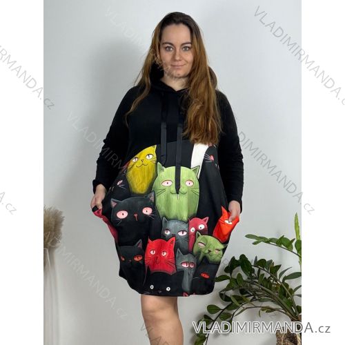 Women's elegant party long sleeve dress (S/M ONE SIZE) ITALIAN FASHION IM322282