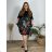 Women's elegant party long sleeve dress (S/M ONE SIZE) ITALIAN FASHION IM322282