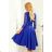 210-3 NICOLLE - lace neckline - dark green NMC-210-3 Royal blue L