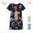 Nightgown short sleeve children's girls (98-128) KUGO MP1290