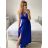 Women's Sleeveless Long Party Dress (S/M ONE SIZE) ITALIAN FASHION IM9235192 dark blue S/M/L