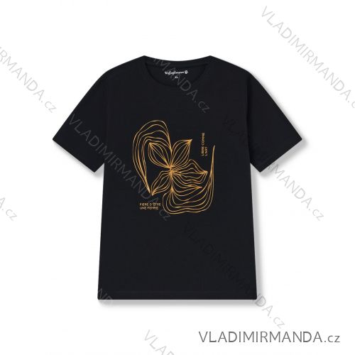 Women's short-sleeved T-shirt, oversized (M-3XL) WOLF D2521-1