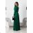 Women's strapless tulle party dress (S/M/L ONE SIZE) ITALIAN FASHION IM923001 green XL