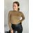 Women's Long Sleeve Oversized Zip Up Hooded Sweatshirt Coat (S/M ONE SIZE) ITALIAN FASHION IMPLI2385141