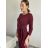 Women's long sleeve dress (S/M/L ONE SIZE) ITALIAN FASHION IM525001