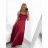Šaty letní na ramínka dámské (S/M ONE SIZE) ITALSKÁ MÓDA IMPBB22B21841 white S / M